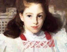 Sargent John Singer Portrait of Miss Dorothy Vickers. ,  