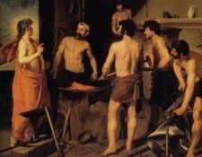 ma Velasquez Forge de Vulcain. ,    