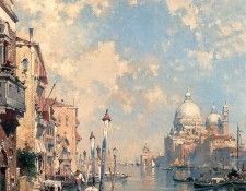 Unterberger Franz Richard The Grand Canal Venice. ,  