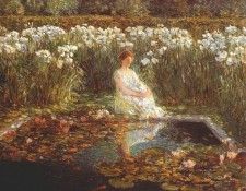 hassam lilies 1910. , 