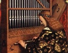 Eyck Jan van The Ghent Altarpiece Angels Playing Music. ,  