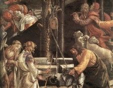 Botticelli Scenes from the Life of Moses detail 1. , Alessandro