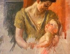 Cassatt Mary Mother and Child Smiling at Each Other. ������ ����