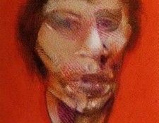Bacon 3 Studies for a Portrait of Mick Jagger, 1982, left. , 
