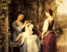 Zuber Buhler Fritz Tickling The Baby. ,  Buhler