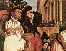 Holbien the Younger The Oberried Altarpiece detail 1.   