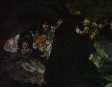 Goya The Great He-Goat or Witches Sabbath, ca 1821-23, Det(1.   ,  