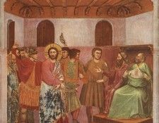 Giotto   Scrovegni   [32]   Christ before Caiaphas.   