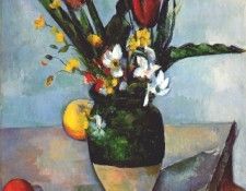 cezanne the vase of tulips 1890-2. ������, ����