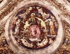 Perugino Pietro God the Creator and Angels 1507 8. ���������, ������