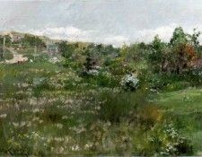 Chase William Merritt Shinnecock Landscape 26x40cm. ,  