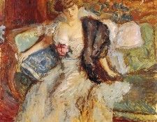 Bonnard, Pierre - Portrait of Misia Godebska (end. ������, ����