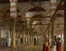 ���-���� ����� - ������� � ������ [Prayer in the Mosque], ����� ������������, ���-����. 1871. �����, ���-����