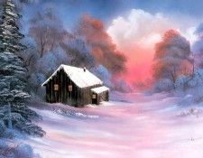 bob ross csg050 lonely retreat. , 