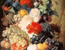 Os van Jan Flower still life Sun. , 