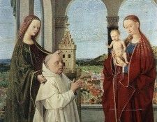 CHRISTUS Petrus Madonna And Child. Christus, Petrus