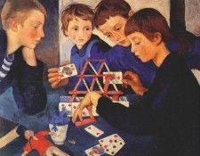 serebryakova house of cards 1919.    (1884-1967)