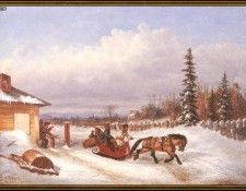 ds-cornelius krieghoff 03 l-the toll gate (1861). Krieghoff, 