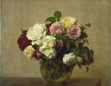 Fantin Latour Roses 1885. -, ---