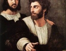 Raffaello - Double Portrait - Louvre. 