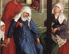 Weyden Seven Sacraments (central panel) detail1. ,   