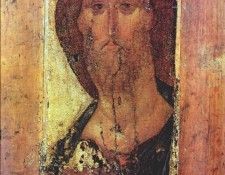 rublev christ-pantocrator 1410s. , 