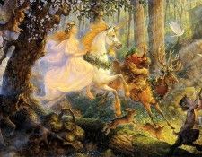 Gustafson The Maiden And The Unicorn (Ma Sp8). ���������