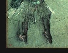 Degas Dancer Seen from Behind and 3 Studies of Feet c1878 d. , --