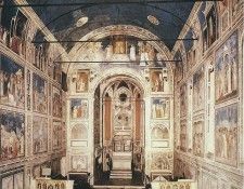 Giotto   Scrovegni   Description of the frescoes view from the entrance. ������ �� �������