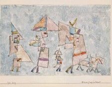 Klee Promenade in the Orient, 1932, Watercolor on paper, Bar. ����, �����