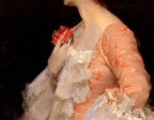 Chase William Merritt Portrait Of A Lady. ,  