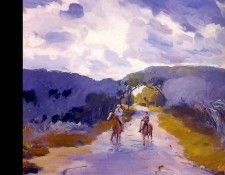 horseback-riders(louis charles-vogt)1930-fl art csg015. ����, ��� �����
