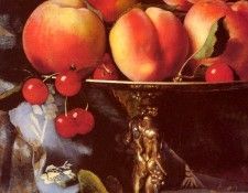 Desgoffe Blaise A Still Life With Peaches Plums And Cherries. Desgoffe, ��������� ����