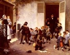 Goeffrey Henry Jules Jean La Sortie De L Ecole.    