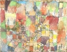 Klee Two country houses, 1918, Collection Dr. Charlotte Weid. ����, �����