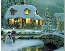 R-HH 12 Christmas Eve at Holbrook Cottage. , 