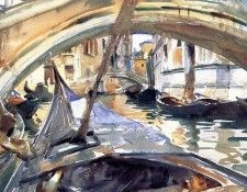 Sargent John Singer Rio de Santa Maria Formosa. ,  