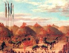 Gc 0010 O-Kee-Pa Ceremony to make the buffalo come sqs. , 