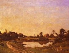Harpignies Henri Joseph Midday In The Meadows. Harpignies, -