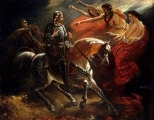 Scheffer Ary Macbeth Et Les Sorcieres. ������� ���