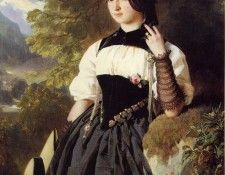 Winterhalter Franz Xavier A Swiss Girl from Interlaken. �������������, ����� �������