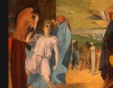 Degas Alexander and Bucephalus, 1861-1862, detalj 2, NG Wash. , --