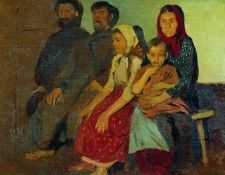 Ожидание новобрачных от венца в Новгородской губернии. 1890-1891. reason