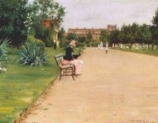 chase a city park c1887. ������