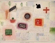 Klee Garden signs, 1926, Watercolor on paper, Barnes foundat. , 