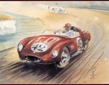 c 1958 the osca 750 tn driven by tomaso and davis.  
