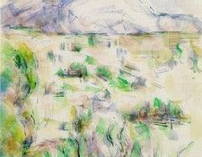 Mont Sainte-Victoire Seen from Les Lauves (watercolor). ������, ����