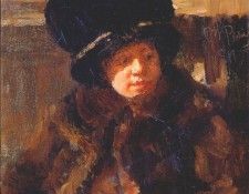 repin the artists wife and writer natalia nordman-sevrova 1911. ,  