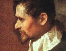 CARRACCI - SELF-PORTAIT IN PROFILE, 1590-1600, OIL ON CANVAS. ��������, ��������