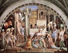 Raphael The Fire in the Borgo. 